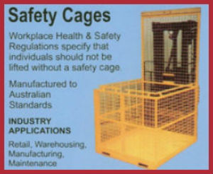 safety cages forklift attachment